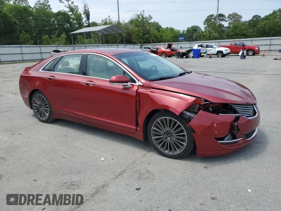 2014 Lincoln MKZ z VIN 3LN6L2GK4ER825465, wystawiony jako Copart lot #55911345 z przebiegiem 78 783 mil mil oraz Szkoda całkowita • Salvage title. Historia ofert i sprzedaży dostępna na DreamBid. Obrazek 4.