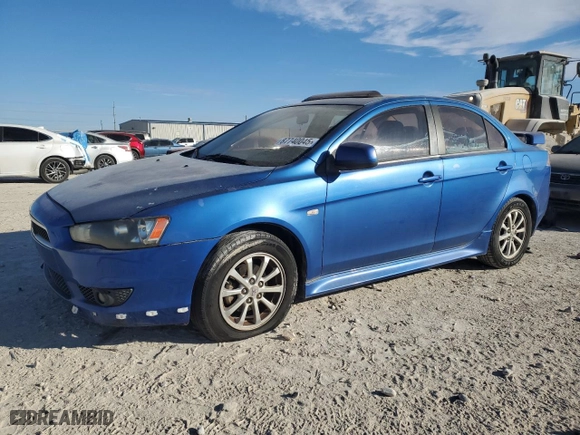 2010 Mitsubishi Lancer ES with VIN JA32U2FU0AU014198, listed as a Copart auction lot 87740045 with 85,321 mi miles and Clean Title. Bid and sale history available at carsss.com. Image 1.