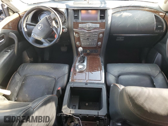 2017 Nissan Armada Platinum z VIN JN8AY2NDXH9010339, wystawiony jako Copart lot #47546625 z przebiegiem Nie podano mil oraz Szkoda całkowita • Salvage title. Historia ofert i sprzedaży dostępna na DreamBid. Obrazek 8.