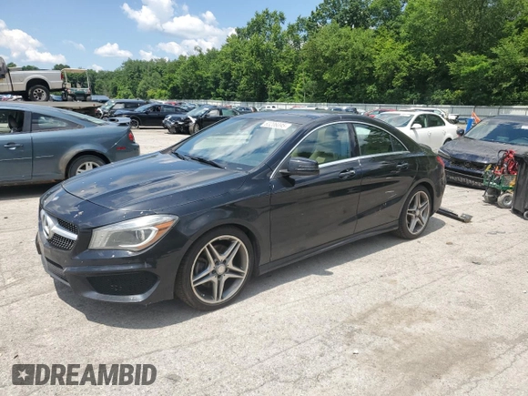 2015 Mercedes-Benz CLA 250 with VIN WDDSJ4GB8FN182830, listed as a Copart auction lot 63206895 with 220,061 mi miles and Salvage title. Bid and sale history available at DreamBid. Image 1.