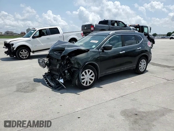 2016 Nissan Rogue S with VIN 5N1AT2MNXGC863261, listed as a Copart auction lot 53807464 with 109,166 mi miles and Salvage Title. Bid and sale history available at DreamBid. Image 12.