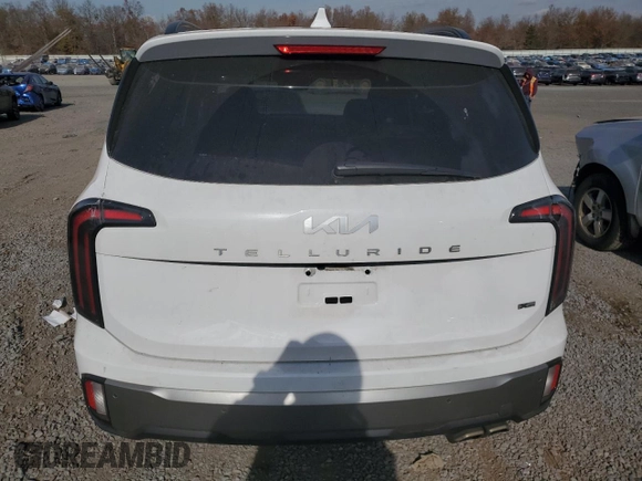 2023 Kia Telluride SX X-Line with VIN 5XYP5DGC9PG352361, listed as a Copart auction lot 78998534 with 49,441 mi miles and Salvage title. Bid and sale history available at DreamBid. Image 6.