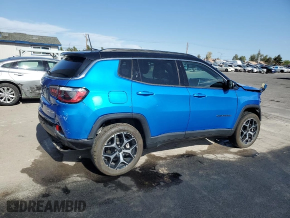 2025 Jeep Compass Limited with VIN 3C4NJDCN5ST510111, listed as a Copart auction lot 59439295 with 16,628 mi miles and Salvage title. Bid and sale history available at DreamBid. Image 3.