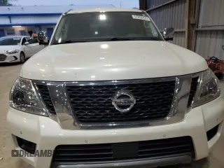 2019 Nissan Armada SL z VIN JN8AY2ND7KX008129, wystawiony jako Copart lot #57850435 z przebiegiem Nie podano mil oraz Szkoda całkowita • Salvage title. Historia ofert i sprzedaży dostępna na DreamBid. Obrazek 5.