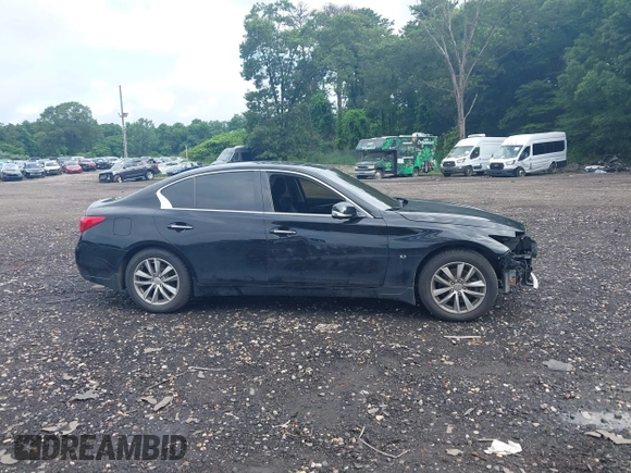 2015 Infiniti Q50 Premium with VIN JN1BV7AR8FM407956, listed as a IAAI auction lot 42724981 with 99,507 mi miles and . Bid and sale history available at DreamBid. Image 12.