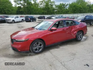 2024 Honda Accord EX with VIN 1HGCY1F36RA049869, listed as a Copart auction lot 58511995 with 3,284 mi miles and Salvage title. Bid and sale history available at DreamBid. Image 1.