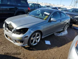 2015 Mercedes-Benz C 350 with VIN WDDGJ8JB3FG346821, listed as a Copart auction lot 45571965 with 42,359 mi miles and Salvage title. Bid and sale history available at DreamBid. Image 1.