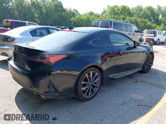 2019 Lexus RC 300 with VIN JTHHA5BC1K5010352, listed as a IAAI auction lot 42413621 with 28,456 mi miles and . Bid and sale history available at DreamBid. Image 4.