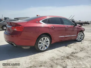 2018 Chevrolet Impala Premier with VIN 2G1125S37J9129162, listed as a Copart auction lot 49261855 with 45,448 mi miles and Salvage Title. Bid and sale history available at carsss.com. Image 3.