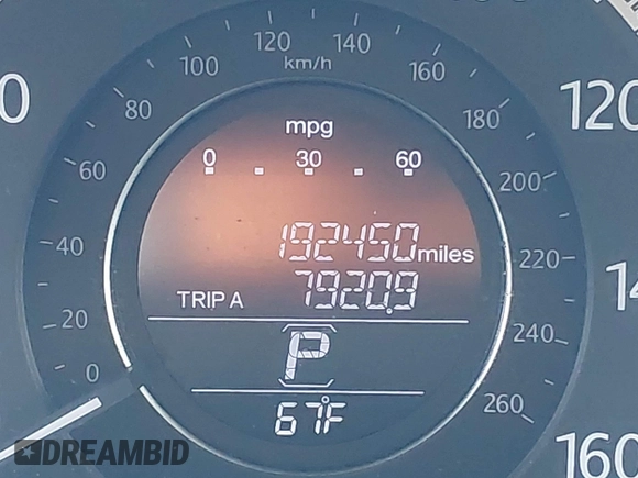 2013 Honda Accord EX-L with VIN 1HGCR2F82DA155081, listed as a IAAI auction lot 41233014 with 192,450 mi miles and . Bid and sale history available at DreamBid. Image 15.