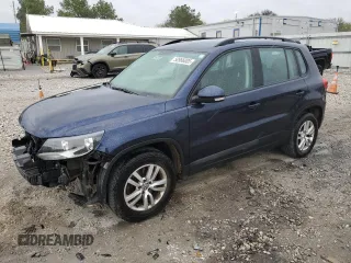 2015 Volkswagen Tiguan SE z VIN WVGBV7AX9FW505552, wystawiony jako Copart lot #50966005 z przebiegiem 172 070 mil mil oraz Szkody całkowita. Historia ofert i sprzedaży dostępna na DreamBid. Obrazek 1.