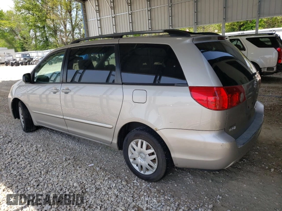 2006 Toyota Sienna CE with VIN 5TDZA23C06S500171, listed as a Copart auction lot 54934155 with 164,738 mi miles and Salvage Title. Bid and sale history available at DreamBid. Image 2.