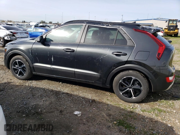 2024 Kia Niro LX with VIN KNDCP3LE8R5179213, listed as a Copart auction lot 49829785 with 9,224 mi miles and Salvage Title. Bid and sale history available at carsss.com. Image 2.