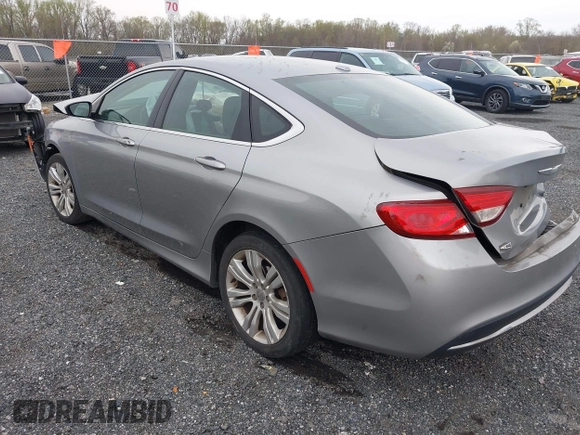 2016 Chrysler 200 Limited with VIN 1C3CCCAB5GN135403, listed as a IAAI auction lot 42015848 with 196,798 mi miles and . Bid and sale history available at carsss.com. Image 3.