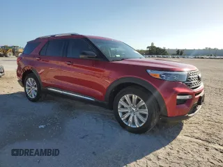 2024 Ford Explorer Limited with VIN 1FMSK7FH1RGA44047, listed as a Copart auction lot 79091034 with 6,137 mi miles and Salvage Title. Bid and sale history available at carsss.com. Image 4.