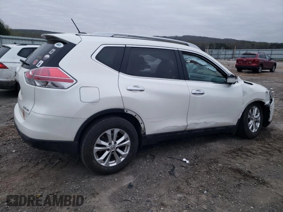 2015 Nissan Rogue SV with VIN 5N1AT2MVXFC805004, listed as a Copart auction lot 51209135 with 125,639 mi miles and Salvage Title. Bid and sale history available at DreamBid. Image 3.