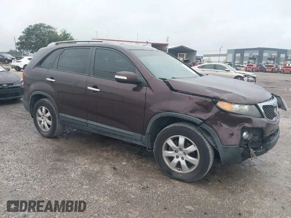 2011 Kia Sorento LX with VIN 5XYKT3A13BG094591, listed as a IAAI auction lot 41986727 with 237,681 mi miles. Bid and sale history available at carsss.com. Image 1.