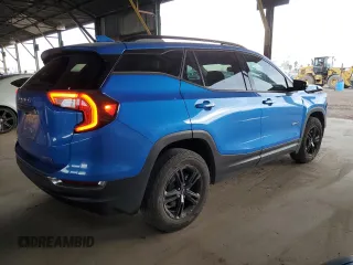 2024 GMC Terrain AT4 with VIN 3GKALYEG2RL146534, listed as a Copart auction lot 42722085 with 22,392 mi miles and Salvage Title. Bid and sale history available at DreamBid. Image 3.