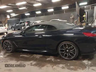 2023 BMW 8 Series with VIN WBAFY4C01PCM52812, listed as a IAAI auction lot 41967777 with 12,490 mi miles and . Bid and sale history available at DreamBid. Image 14.
