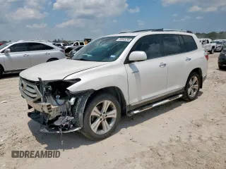 2012 Toyota Highlander Limited with VIN 5TDYK3EH7CS066902, listed as a Copart auction lot 58945295 with 162,859 mi miles and Salvage title. Bid and sale history available at DreamBid. Image 1.