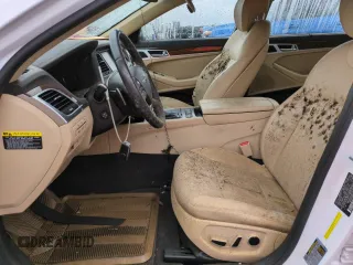 2017 Genesis G80 3.8L with VIN KMHGN4JE4HU205824, listed as a Copart auction lot 74535684 with Not provided miles and Salvage title. Bid and sale history available at DreamBid. Image 7.