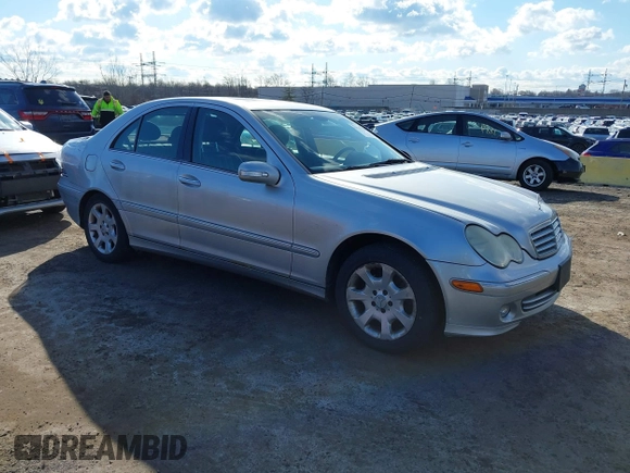 2005 Mercedes-Benz C 240 with VIN WDBRF81J25F608844, listed as a IAAI auction lot 41747537 with 143,004 mi miles and . Bid and sale history available at DreamBid. Image 1.