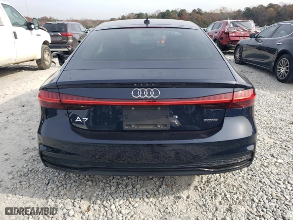2022 Audi A7 Prestige with VIN WAUV2BF26NN037484, listed as a Copart auction lot 82623674 with 65,874 mi miles and Salvage Title. Bid and sale history available at carsss.com. Image 6.