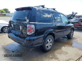 2007 Honda Pilot EX with VIN 5FNYF18427B008272, listed as a Copart auction lot 61237274 with 206,199 mi miles and Salvage Title. Bid and sale history available at carsss.com. Image 3.