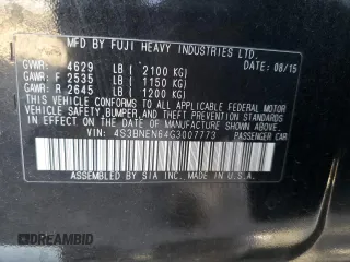 2016 Subaru Legacy 3.6R Limited with VIN 4S3BNEN64G3007773, listed as a Copart auction lot 87025494 with 109,923 mi miles and Salvage Title. Bid and sale history available at carsss.com. Image 15.