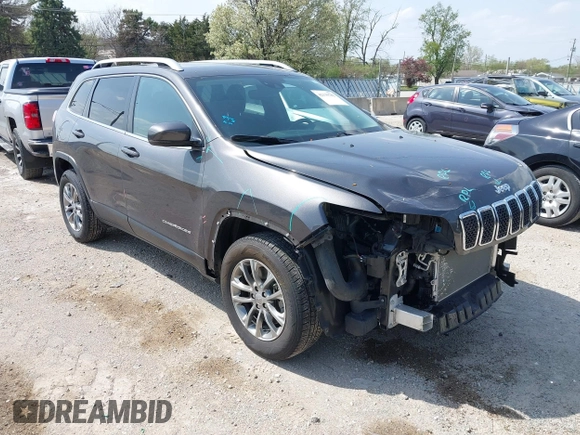 2021 Jeep Cherokee Latitude Lux with VIN 1C4PJMMX4MD149875, listed as a IAAI auction lot 42139782 with 58,324 mi miles and . Bid and sale history available at DreamBid. Image 1.