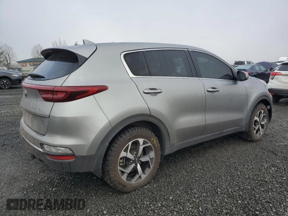 2020 Kia Sportage LX with VIN KNDPMCAC2L7789180, listed as a Copart auction lot 46662575 with 42,537 mi miles and Salvage Title. Bid and sale history available at carsss.com. Image 3.