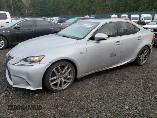 2016 Lexus IS 350 with VIN JTHBE1D24G5027533, listed as a Copart auction lot 84055724 with 117,765 mi miles and Salvage Title. Bid and sale history available at carsss.com. Image 1.