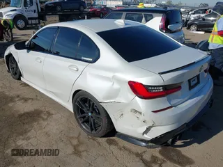 2020 BMW 3 Series M340i with VIN WBA5U7C02LFH69972, listed as a IAAI auction lot 41869845 with 45,926 mi miles. Bid and sale history available at carsss.com. Image 3.