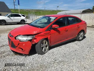 2013 Ford Focus SE with VIN 1FADP3F29DL342838, listed as a Copart auction lot 55821974 with 185,639 mi miles and Salvage Title. Bid and sale history available at carsss.com. Image 1.