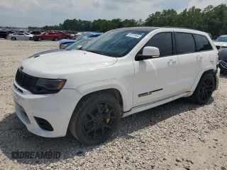 2018 Jeep Grand Cherokee Trackhawk with VIN 1C4RJFN96JC308935, listed as a Copart auction lot 58723464 with 43,108 mi miles and Salvage title. Bid and sale history available at DreamBid. Image 1.
