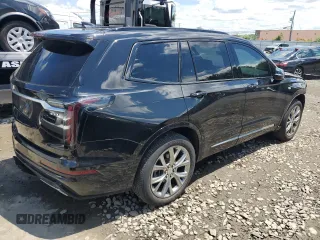 2020 Cadillac XT6 AWD Sport with VIN 1GYKPGRS2LZ121673, listed as a Copart auction lot 60315414 with 34,430 mi miles and Salvage title. Bid and sale history available at DreamBid. Image 3.