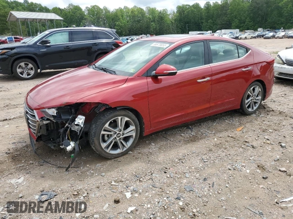 2017 Hyundai Elantra Value Edition z VIN KMHD84LF2HU298732, wystawiony jako Copart lot #56979855 z przebiegiem 77 374 mil mil oraz Szkoda całkowita • Salvage title. Historia ofert i sprzedaży dostępna na DreamBid. Obrazek 1.