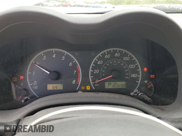 2010 Toyota Corolla with VIN JTDBU4EE2A9111283, listed as a Copart auction lot 55789825 with 223,280 mi miles and Clean Title. Bid and sale history available at DreamBid. Image 9.
