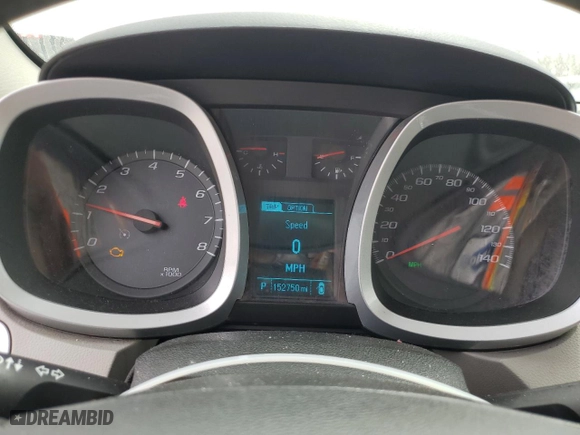 2013 Chevrolet Equinox LT with VIN 2GNALDEK6D6330632, listed as a Copart auction lot 53661795 with 152,750 mi miles and Clean Title. Bid and sale history available at carsss.com. Image 9.