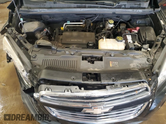 2016 Chevrolet Trax LT with VIN KL7CJPSB2GB653345, listed as a Copart auction lot 55918905 with 64,794 mi miles and Salvage Title. Bid and sale history available at DreamBid. Image 11.
