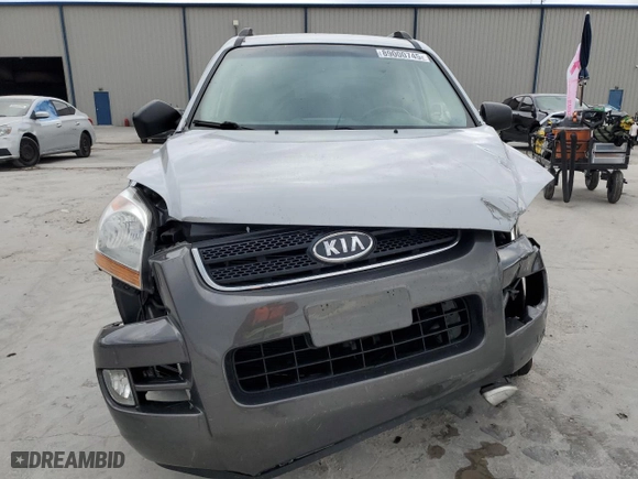 2006 Kia Sportage LX with VIN KNDJF723267292723, listed as a Copart auction lot 89000745 with 107,164 mi miles and Salvage Title. Bid and sale history available at carsss.com. Image 5.
