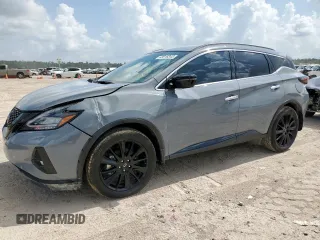 2024 Nissan Murano SV with VIN 5N1AZ2BJ6RC107802, listed as a Copart auction lot 62018345 with 45 mi miles and Non repairable. Bid and sale history available at DreamBid. Image 1.