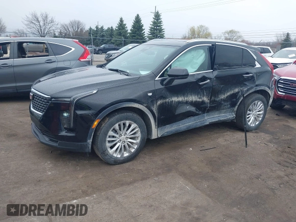 2024 Cadillac XT4 AWD Luxury with VIN 1GYFZBR41RF101697, listed as a IAAI auction lot 41971217 with 16,027 mi miles and . Bid and sale history available at carsss.com. Image 17.