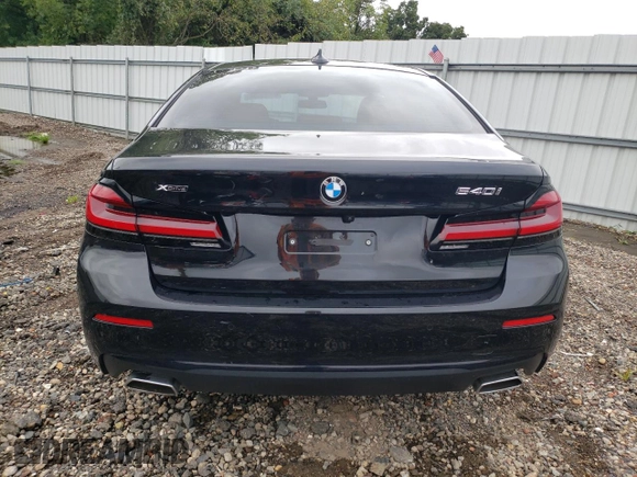 2023 BMW 5 Series 540i xDrive with VIN WBA73BJ09PWY20498, listed as a Copart auction lot 68099554 with 12,185 mi miles and Salvage Title. Bid and sale history available at carsss.com. Image 6.