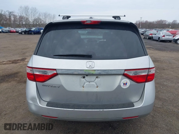 2013 Honda Odyssey EX-L with VIN 5FNRL5H65DB050789, listed as a IAAI auction lot 41911537 with 160,348 mi miles and . Bid and sale history available at carsss.com. Image 16.