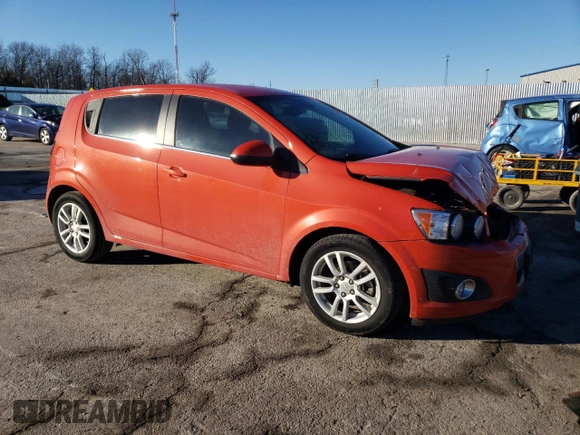 2013 Chevrolet Sonic LT with VIN 1G1JC6SH4D4108727, listed as a Copart auction lot 47113725 with 59,042 mi miles and Salvage Title. Bid and sale history available at carsss.com. Image 4.