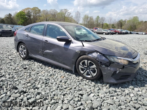 2017 Honda Civic Sedan LX with VIN 2HGFC2F5XHH571696, listed as a Copart auction lot 51995845 with 119,195 mi miles and Salvage Title. Bid and sale history available at carsss.com. Image 4.