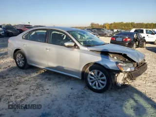 2013 Volkswagen Passat Wolfsburg Edition with VIN 1VWAH7A32DC144925, listed as a Copart auction lot 76357524 with 172,124 mi miles and Salvage title. Bid and sale history available at DreamBid. Image 4.