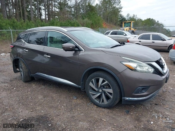 2015 Nissan Murano SL with VIN 5N1AZ2MG8FN284191, listed as a IAAI auction lot 41238481 with 83,902 mi miles. Bid and sale history available at carsss.com. Image 1.