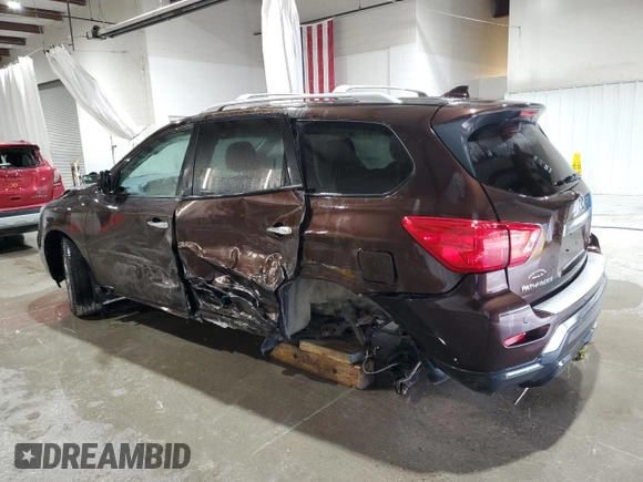 2020 Nissan Pathfinder SL with VIN 5N1DR2CM0LC639463, listed as a Copart auction lot 61338805 with 65,333 mi miles and Salvage title. Bid and sale history available at DreamBid. Image 2.